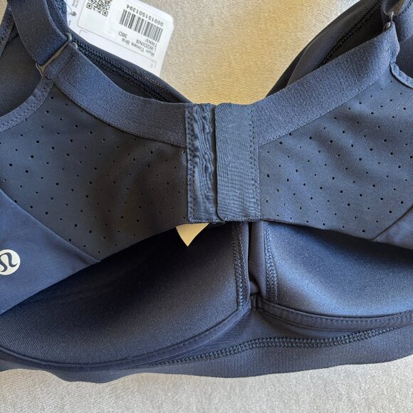 LULULEMON RUN TIMES BRA Women's Size 38D Blue Running High Intensity NWT - Picture 6 of 10